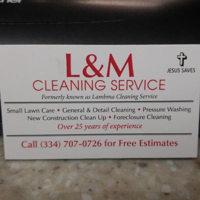 Avatar for L & M  CLEANING SERVICE