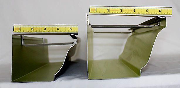 Typical Gutter Sizes