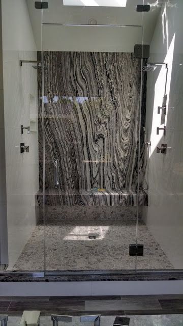 Walnut acres master shower