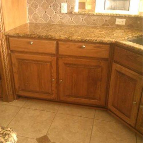 Kitchen remodel including counter tops,cabinets,si