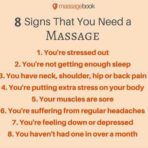 Don't wait until your in a crisis, use massage as 