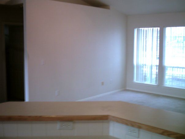 This is a rental house and wall that I repaired, p