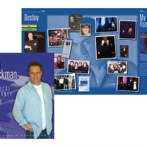 16-page scrapbook for nationally-known pianist Jim