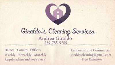 Avatar for Giraldo's cleaning services