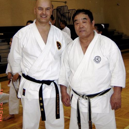 Me with Fumio Demura, Hanshi (aka: Karate Kid's Mr