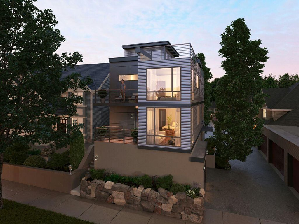 single family modern remodel to a house in ballard