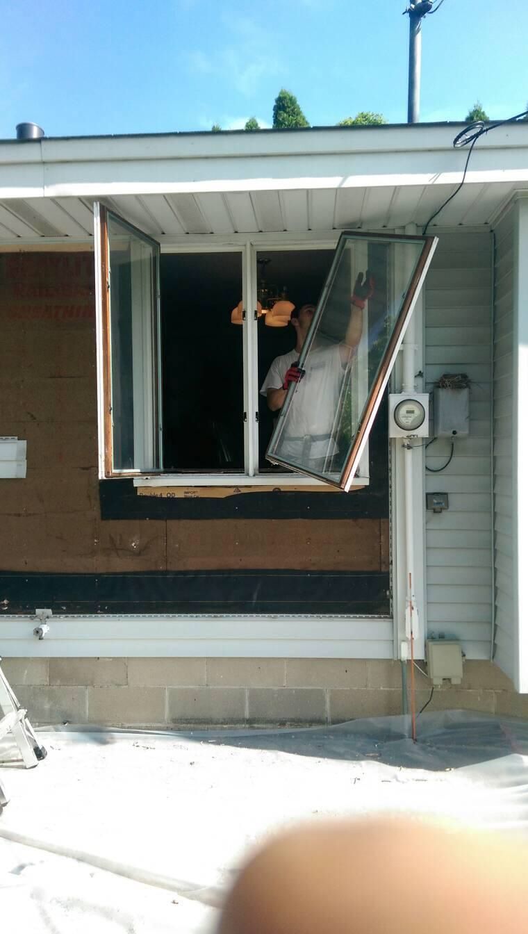 Used to be a window...