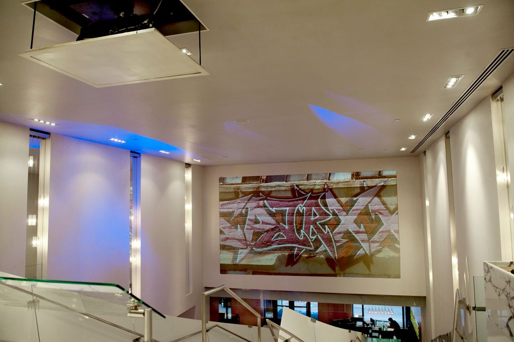 Projector and Projection
Andaz Wall St. NYC