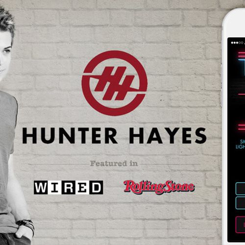 Mobile app we developed for country music star, Hu