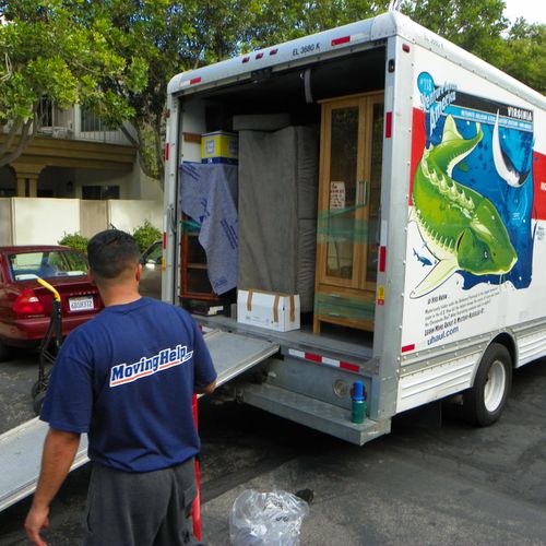 Moving Labor with customers UHaul truck