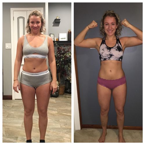My clients 8 week transformation 