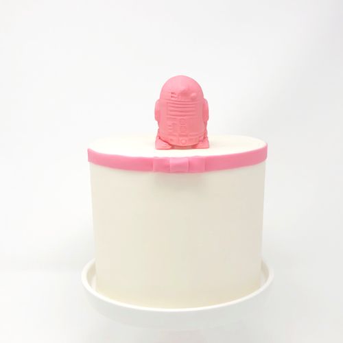 Birthday cake with fondant figure