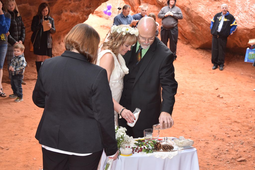 Combining of sands - combining of lives.
