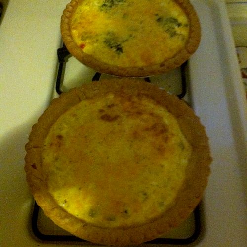 SPINACH AND FOUR CHEESE QUICHE