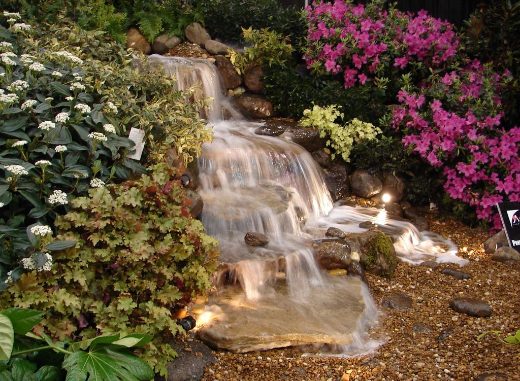 Add a pondless waterfall to your new outdoor livin