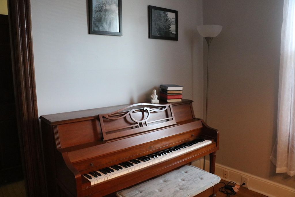 I also own a real piano, in a separate room.