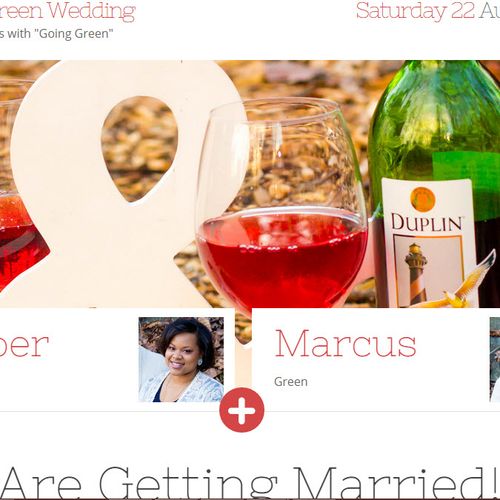 Wedding website I developed.