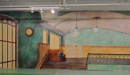 This mural won a competition for the town of South
