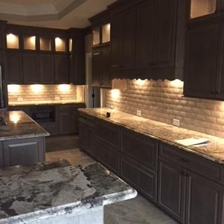This kitchen turned out beautiful! They opted for 