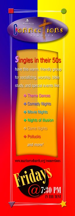 This 6-ft. retractable banner was designed for a s