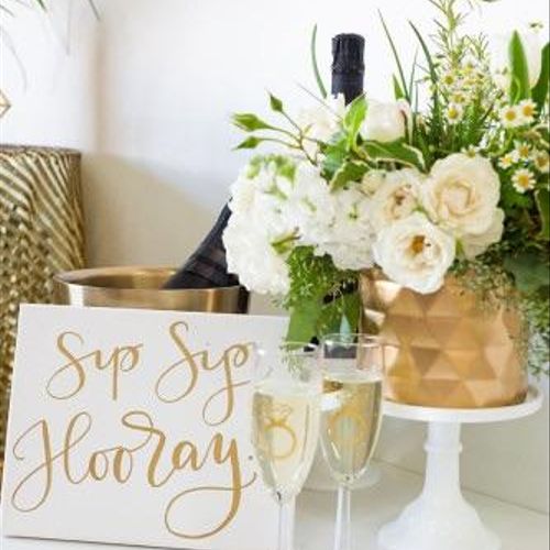 "Sip Sip Hooray" -  Full Planning and Styling by  