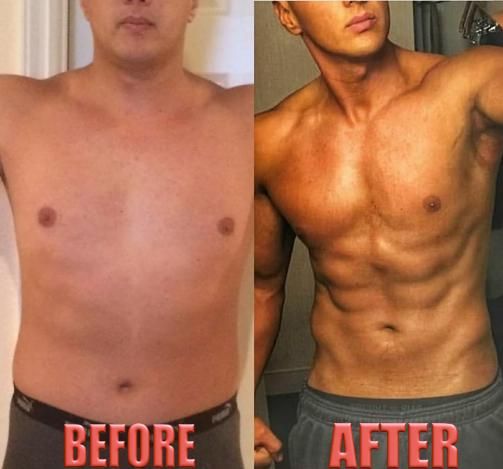 40lbs Body Fat loss, Male