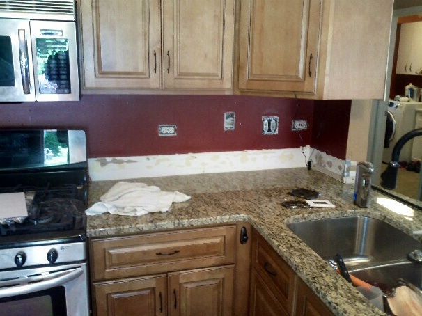 Before-Back splash