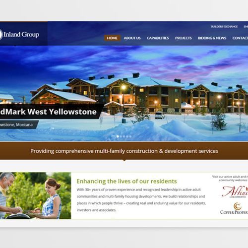 Wordpress Website for the Inland Group