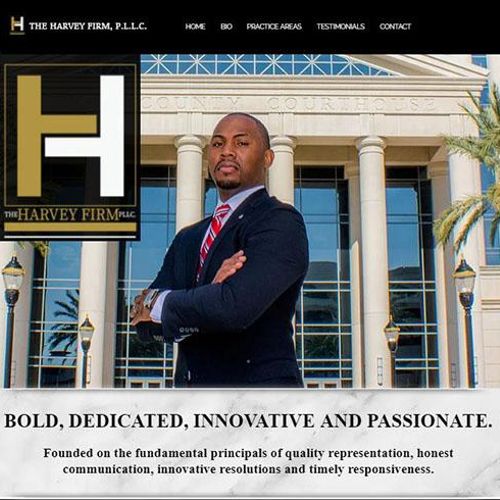 The Harvey Firm Website and Photography