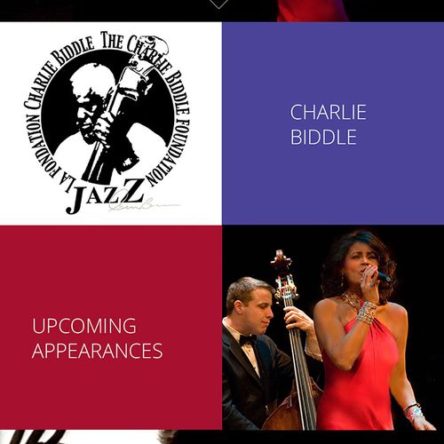 Website for jazz singer