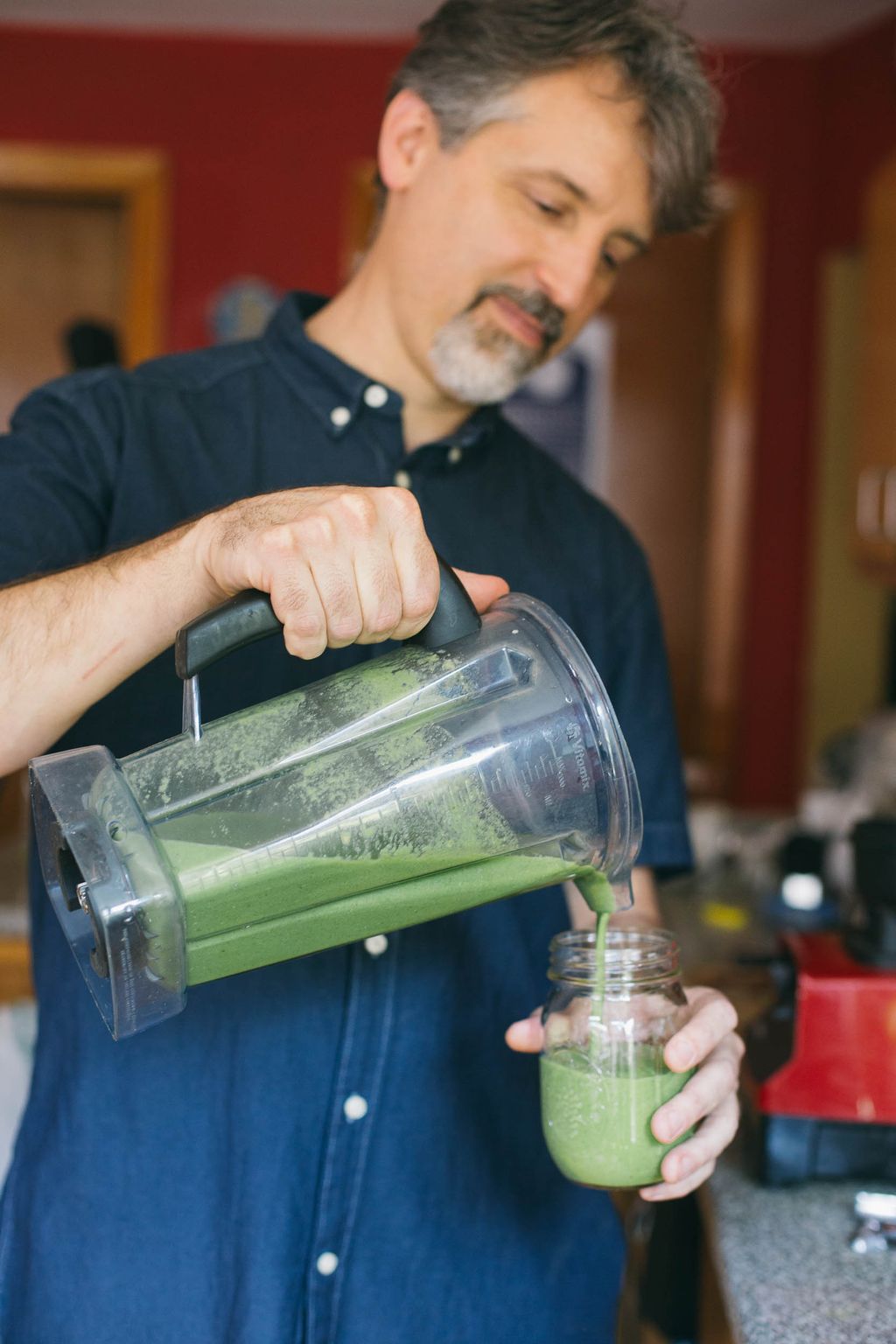 A healthy dose of green for second breakfast.