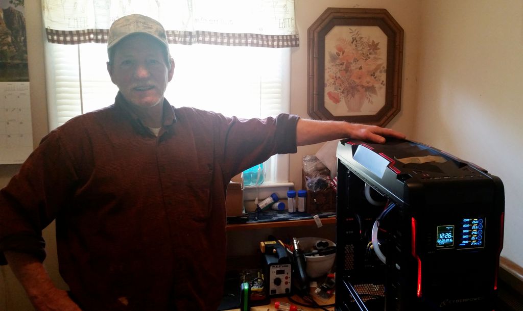 A repair i did recently on a watercooled gaming ri