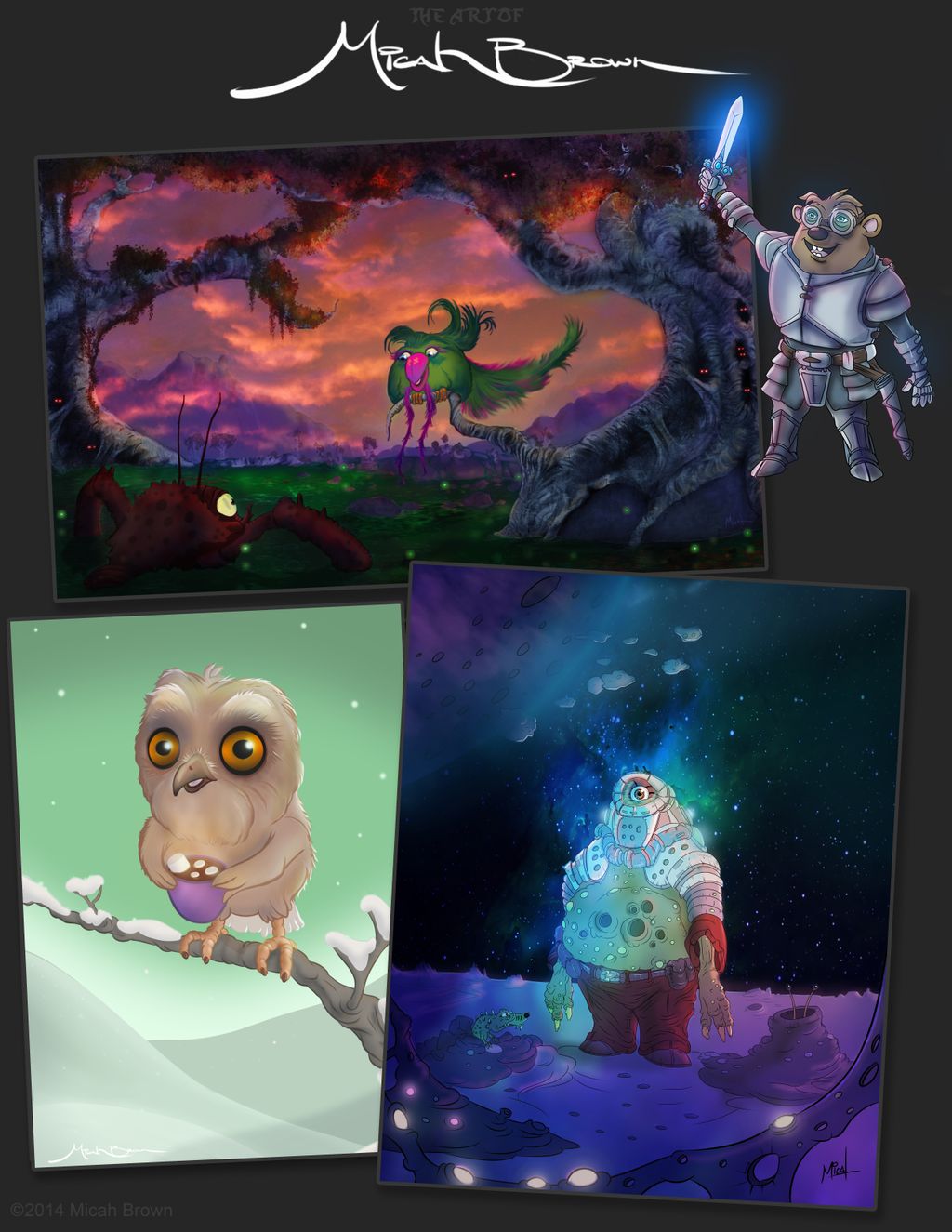 2D illustration work.