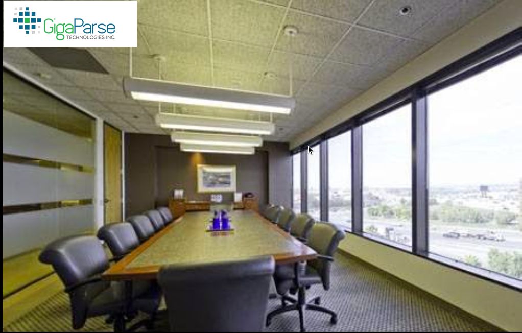 Executive style conference room for client meeting
