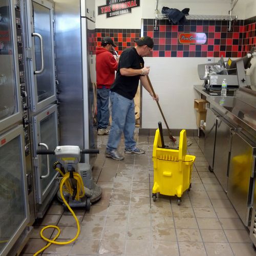 new construction clean for jimmy john's. one of se
