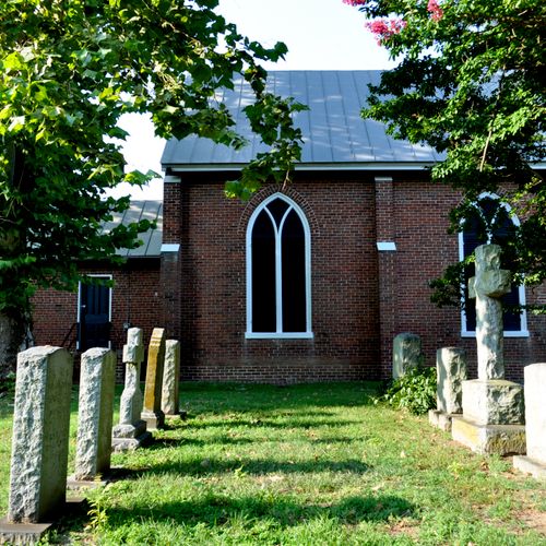Historic church near Dahlgren Virginia