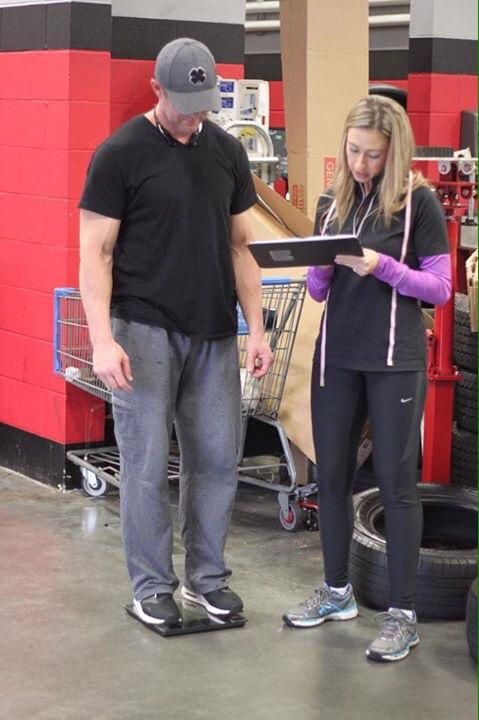 Weigh-In day @ Toyota #TrainingWithTreasure