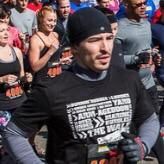 Fully focused during an obstacle race hehe