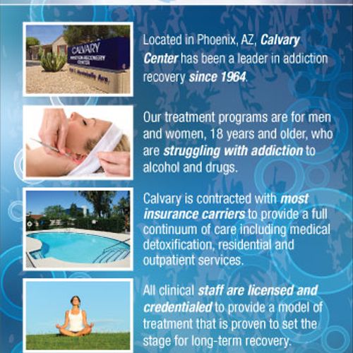 Magazine Ad for Calvary Addiction Recovery Center