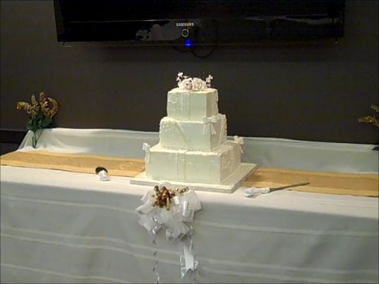 The Cake at The Ellington Wedding on December 31, 