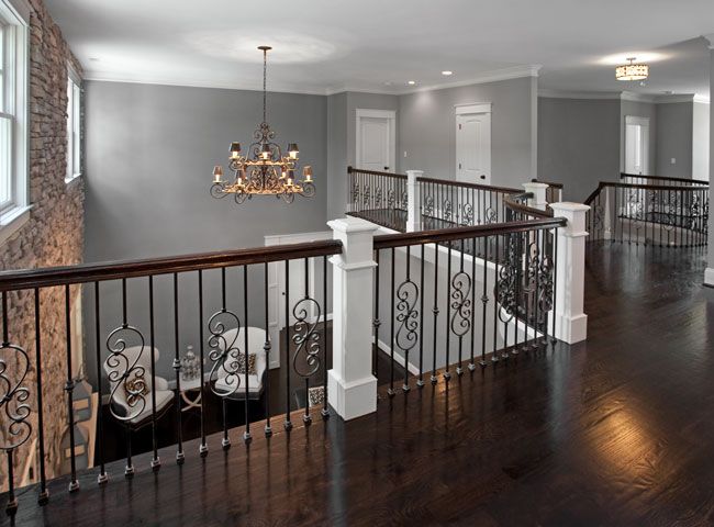 Site-finished oak flooring. Stained & coated to cu