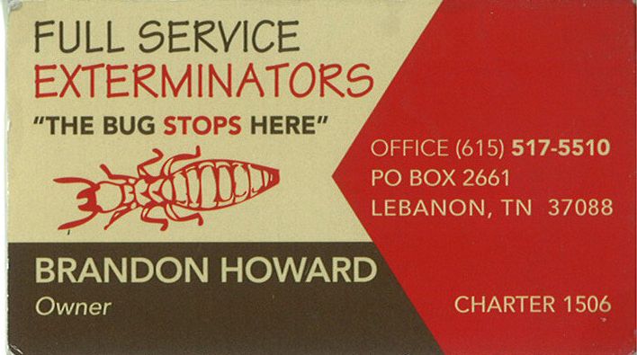 Our business card
