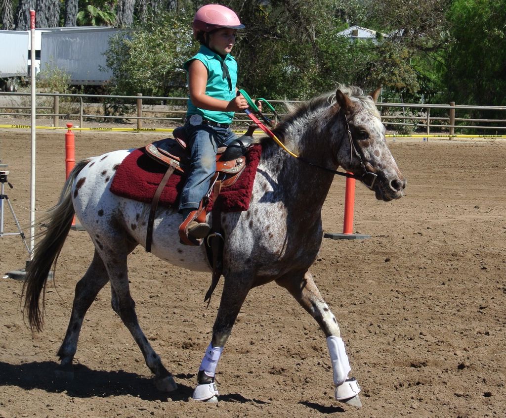 One of our tiny tot riders