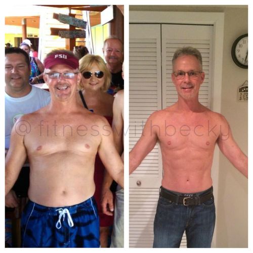 My client, Kevin, lost 30 lbs and gained a 6-pack 