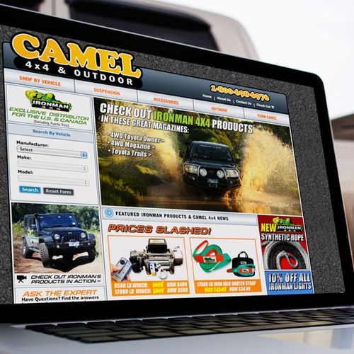 Camel 4x4 & Outdoors
eCommerce Development