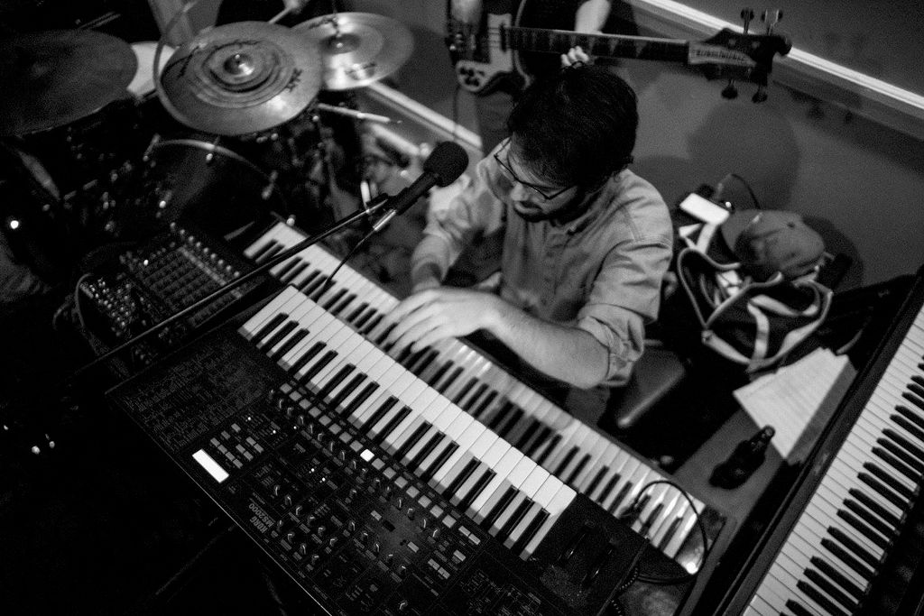 Performing with my keyboard rig