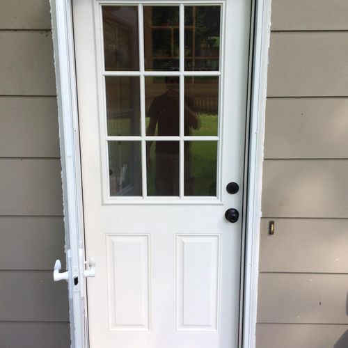 Exterior Door Replacement After