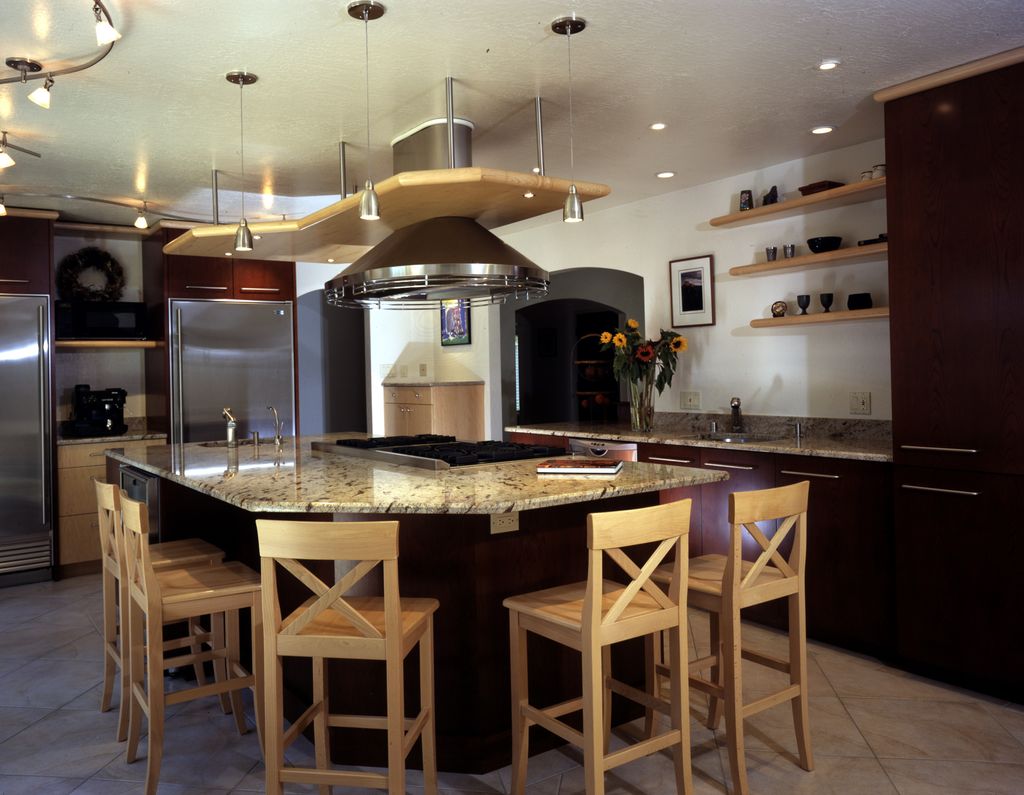Interior remodel that included a new  kitchen, din