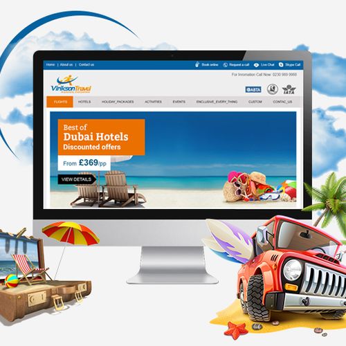Virikson Travel Website Design and Development