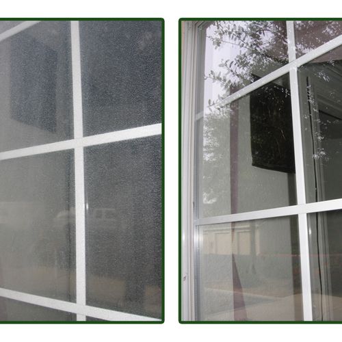 Before and after clean windows
